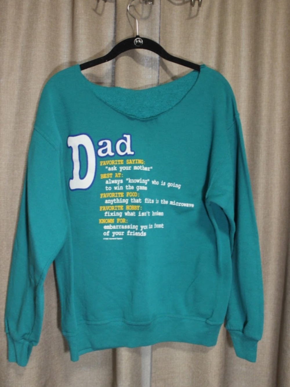 Funny Dad Cut Neck Sweatshirt
